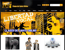 Tablet Screenshot of libertadvocal.com